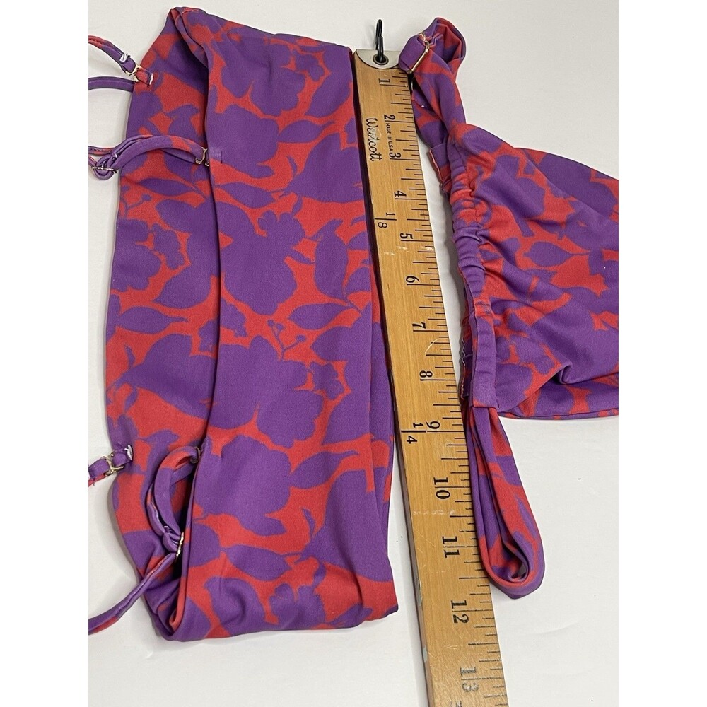 Skatie Purple and Red Abstract Print Bikini - Picture 9 of 9